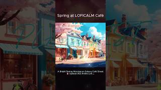 🌸A Bright Spring Morning on Sakura Café Street🚲🌸| Upbeat 90s Anime Lofi #봄 #벚꽃 #さくら #Study #Focus