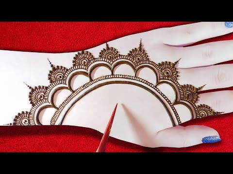 Simple Bridal Mehndi Design Latest 2023 | Back Hand Mehndi Design | Full hand Henna Design