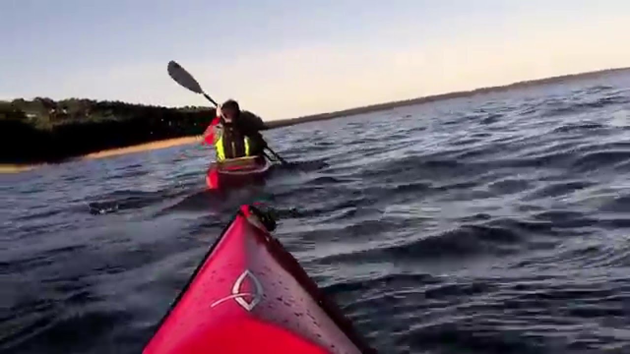 Canoë Kayak sur le lac Maguide Biscarrosse 2016 YouTube