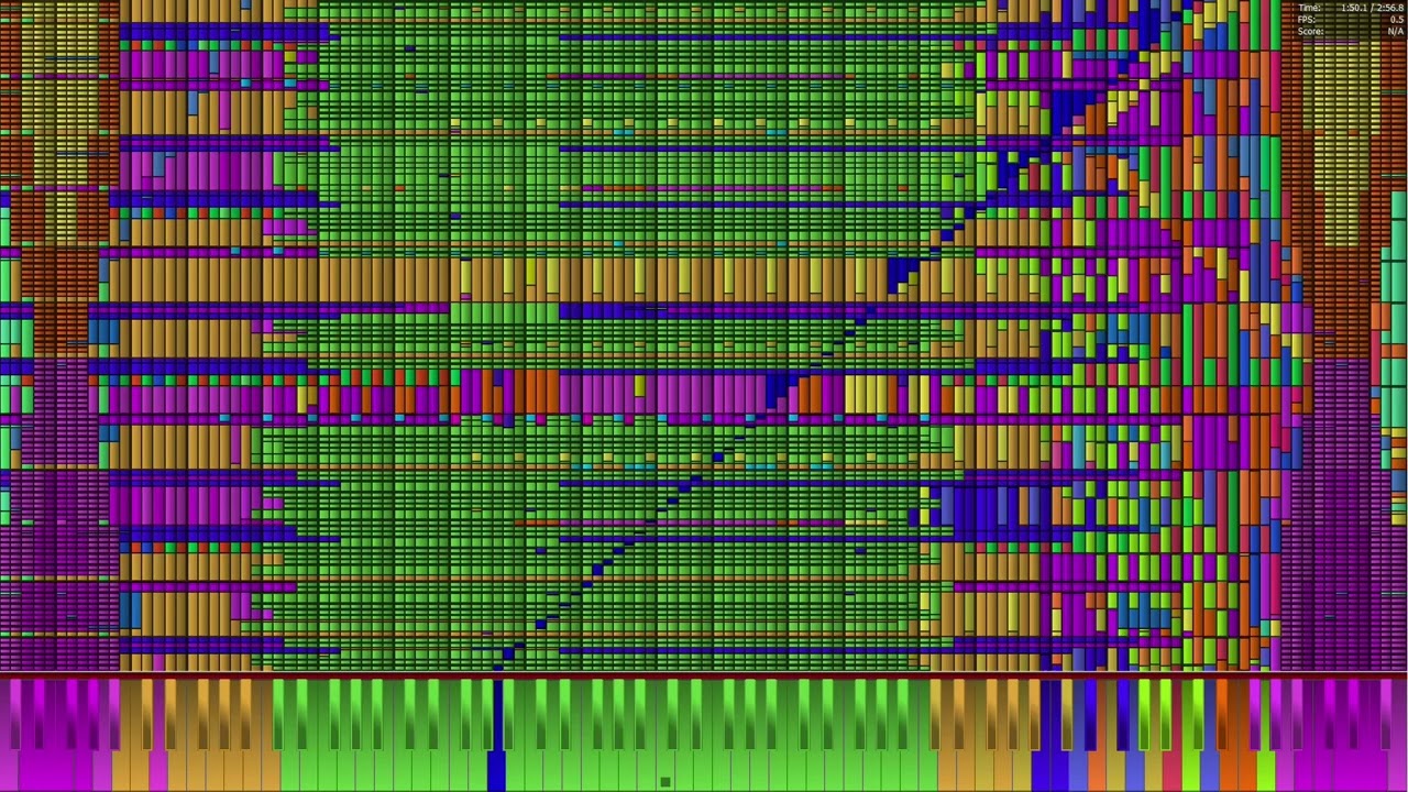 [Black MIDI] Pjanoo Rebirth! - 13.16M (AMD A4-6300 Legit Run)