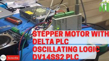 stepper motor with plc | stepper motor with delta plc |mitsubishi plc stepper motor control |delta