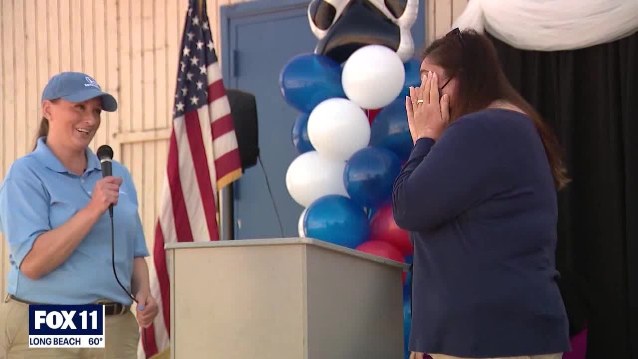 Surprise! 2nd Grade Teacher in Chino Honored by SoCal Honda Dealers