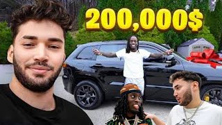 Adin Ross Bought Kai Cenat His Dream Car & Watch