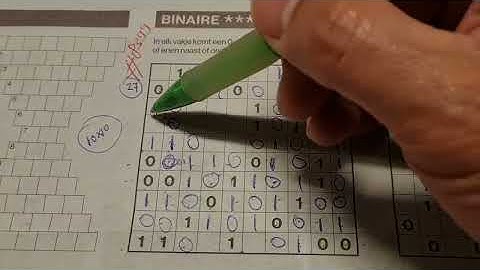 (#8399) Saturday. Binary01 Sudoku puzzle. Bonus Extra edition. 04-20-2024 Extra part 3 of 4