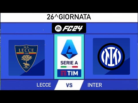 EA SPORTS FC 24 LECCE VS INTER Giornata 26 - Serie A 2023-2024 PS5 4K60