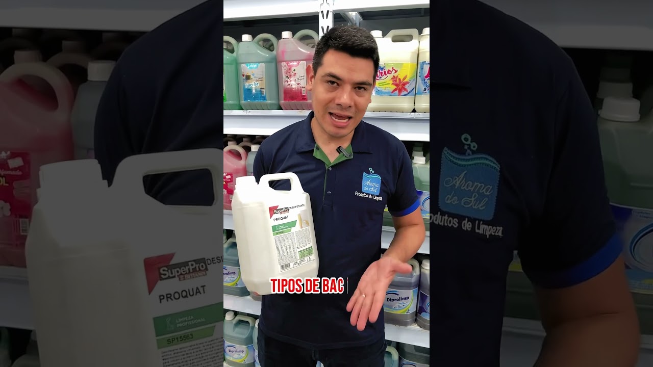 Desinfetante sem cheiro com base de quaternário de Amônia 