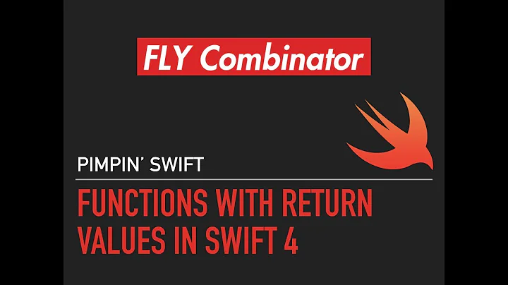 Functions With Return Values In Swift 4