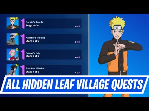 Fortnite: How to Access The Naruto Hidden Leaf Village Map