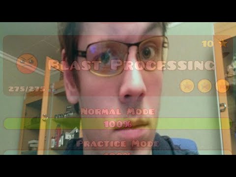 Blast processing but every click there's a Robtop Jumpscare