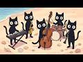 Seaside Jazz Cats: Relaxing Beach Grooves for Work & Productivity