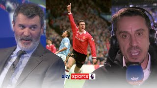 "Eric was up there with the best!" | Keane and Neville reflect on Cantona