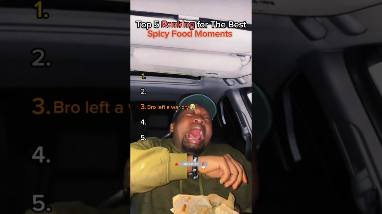 Рейтинг лучших моментов с острой едой 😂💯