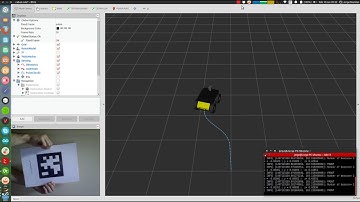 Husky UGV following an AprilTag [ROS]