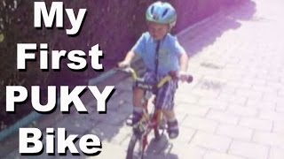 First PUKY Bike for Ash / Das erste PUKY Fahrrad für Ash
