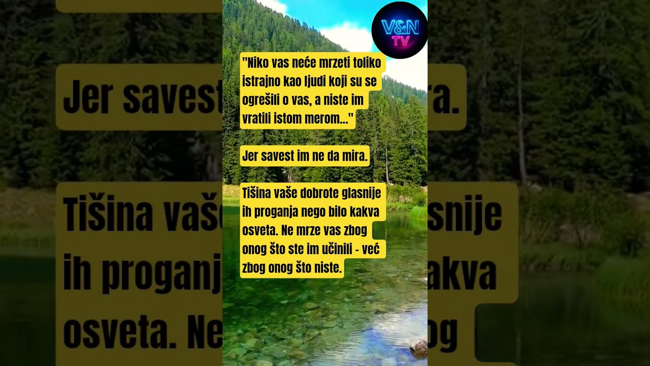 "Niko vas neće mrzeti toliko istrajno kao ljudi koji su se ogrešili o vas #motivacija #inspiracija