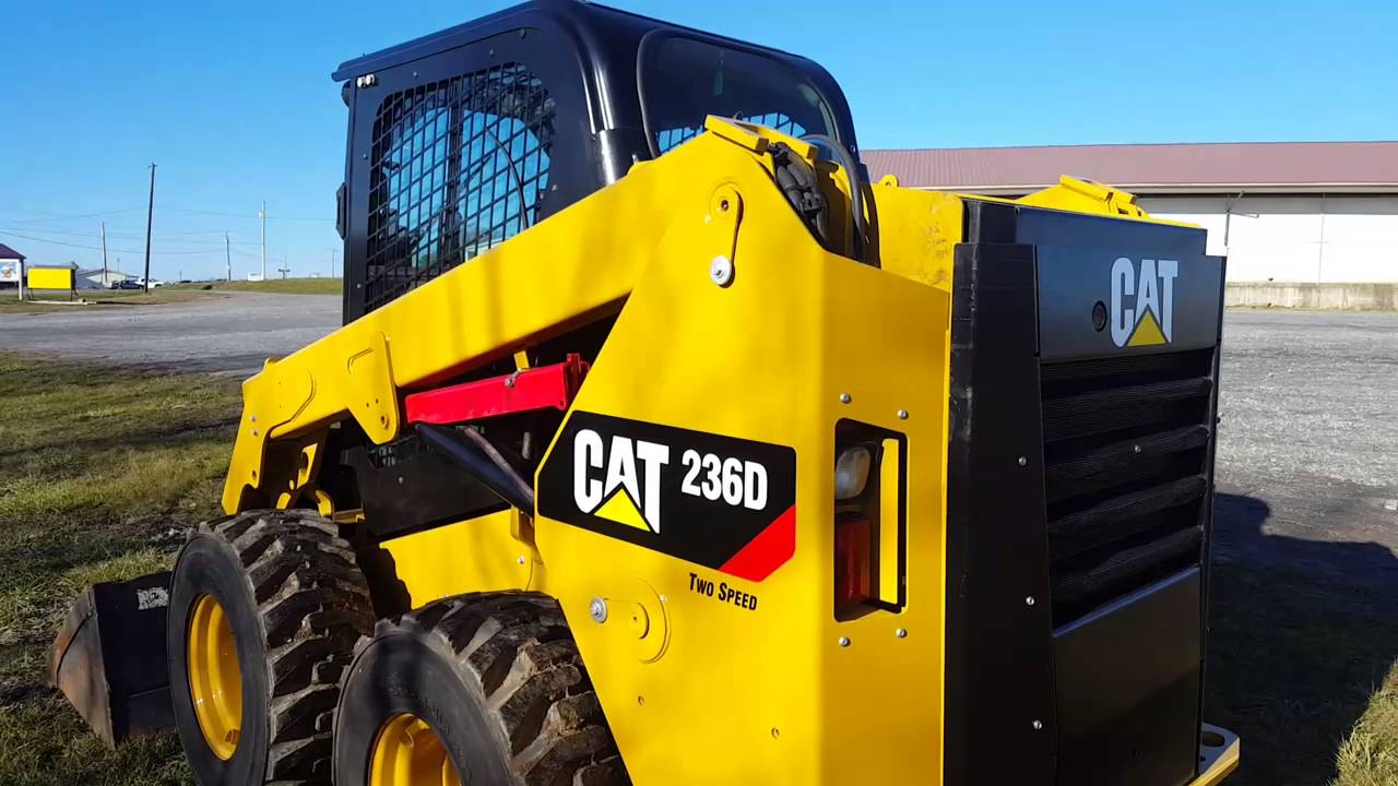 2014 Caterpillar 236D Skid Steer Loader 2 speed For Sale Inspection ...