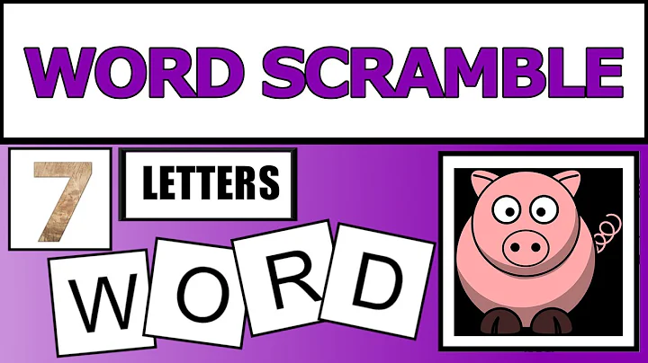 7-Letter Scramble Words- 16  |Jumble Word Game- Guess the Word Game | SW Scramble