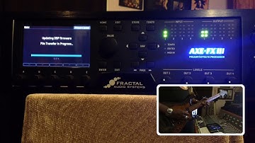Axe Fx III playing while loading firmware (the simple things in life)