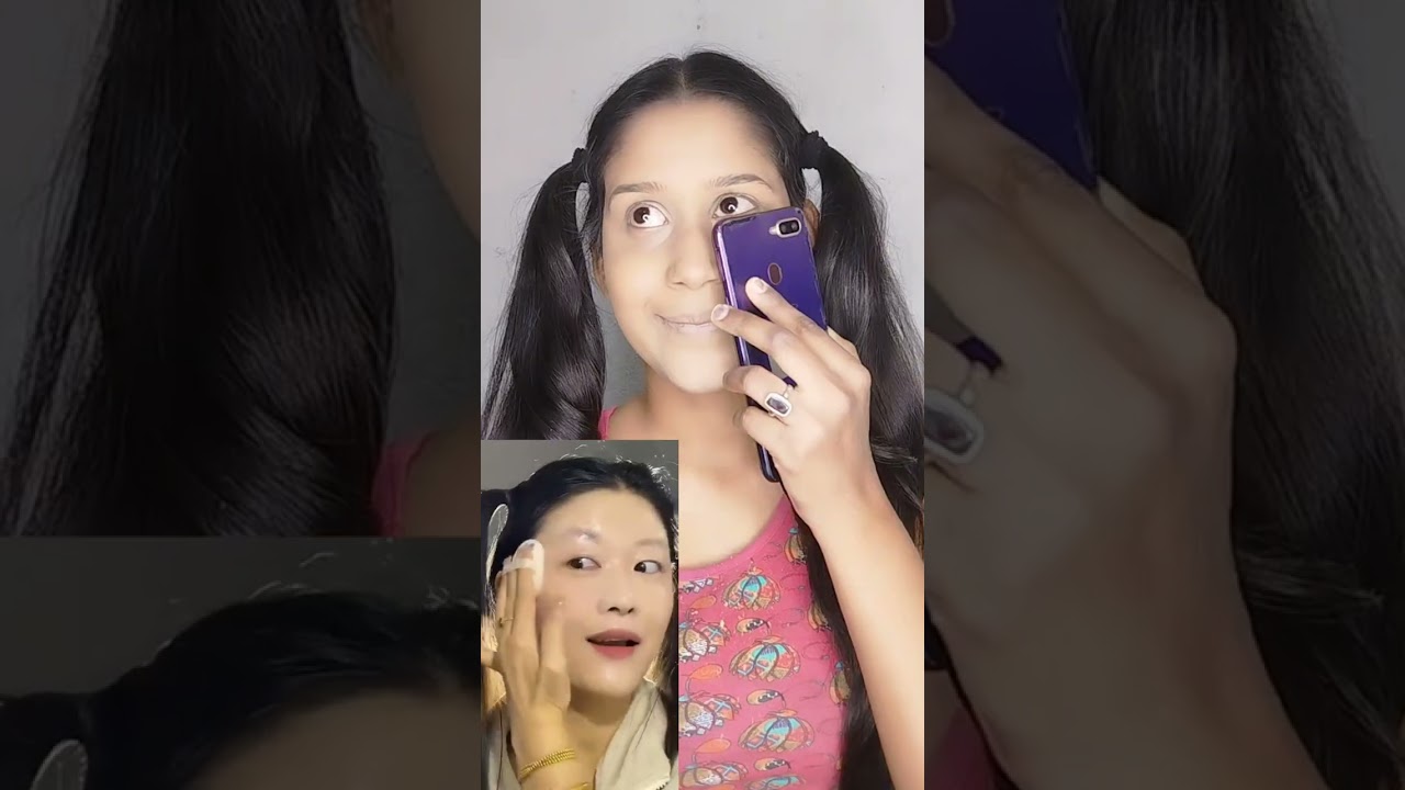 Funny Korean Makeup Challenge #shorts #makeup #koreanmakeup #youtubeshorts #alkajha