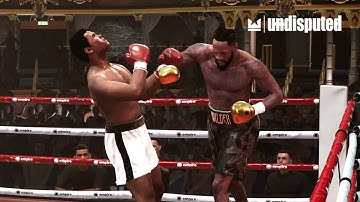 Undisputed - Muhammad Ali Vs Deontay Wilder I FULL FIGHT I Undisputed Difficulty (PS5)
