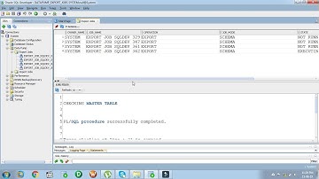 SQL Developer EXPORT tables, schemes or whole database via Oracle SQL Developer