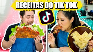 TESTANDO RECEITAS DO TIK TOK VIRAIS | Jeru e Cheru