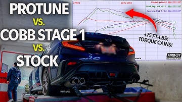 VB WRX Dyno Results! Protune vs Cobb Stage 1 OTS vs Stock