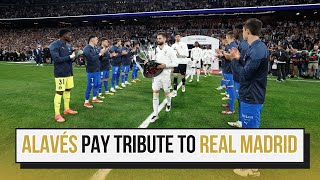 Alavés pay tribute to league champions that Real Madrid | Campeones Hala Madrid #football #campeones