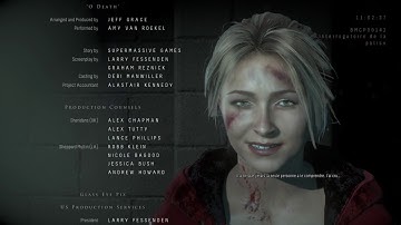 Until Dawn perfect ending credits + Josh scene