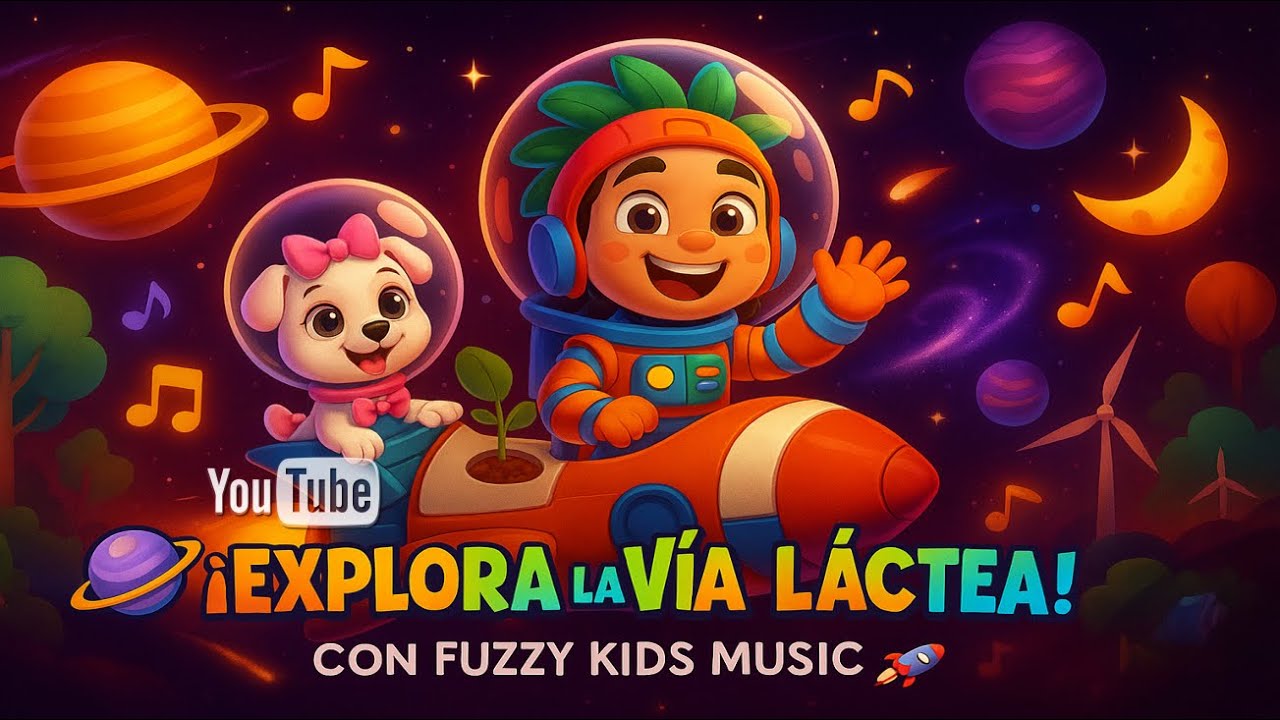 👩‍🚀 Fuzzy Kids Music 👩‍🚀🚀 ¡Vía Láctea! 🪐✨ #YupiTheAlbum