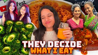 I Only Ate What Famous Youtubers Dared Me For 24 Hours😱ft. @ShortsBreak_Official @thepaayaljain