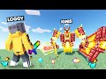 1000 MOBS ARMY VS LOGGY IN MINECRAFT