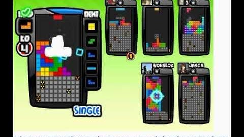 Replay bug | 10KO with 197 (152) lines | 4-wide | 6P | Tetris Battle