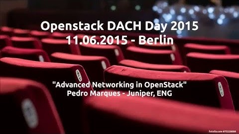 OpenContrail: Advanced SDN for OpenStack