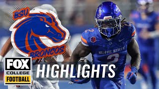 Boise State s Ashton Jeanty rushes 26 times for 259 Yards and FOUR touc owns vs Washington State
