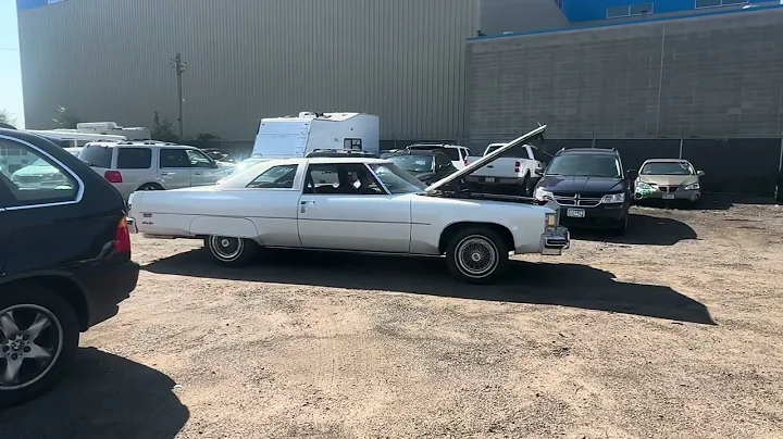 Aug auction Lot #1 1976 Oldsmobile 98 (Video #2)