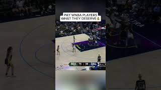WNBA PLAYERS DESERVE MORE MONEY💸(WNBA)(#viral #WNBA #shorts #clips #highlights #lowlights #shorts)