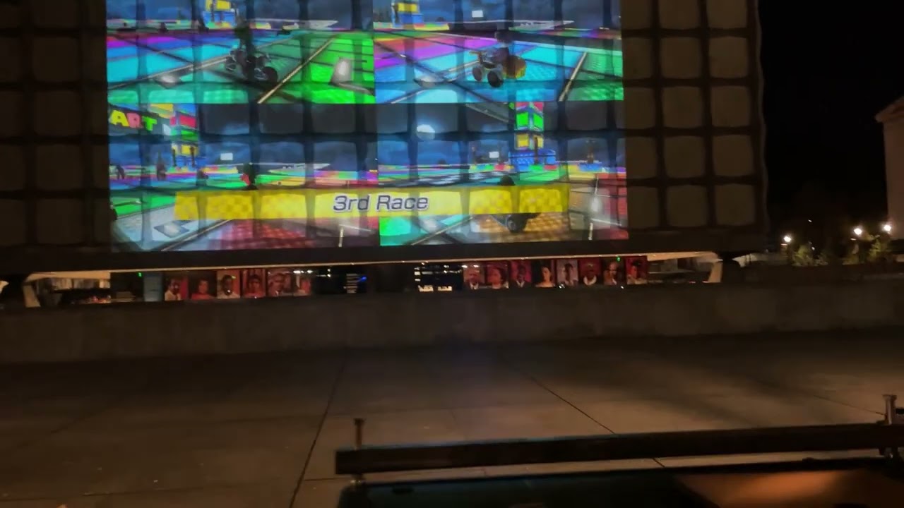 Barco UDX-4K22 22k Lumen Laser Projector Building Projection