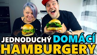 JEDNODUCHÝ DOMÁCÍ HAMBURGERY - VAŘÍME S MAMKOU