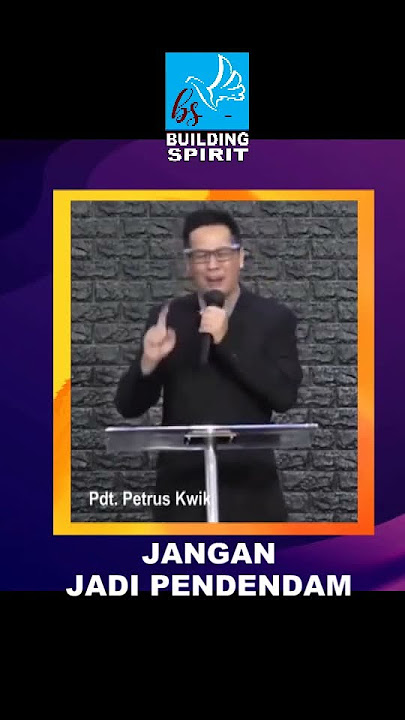 Jangan Jadi Pendendam