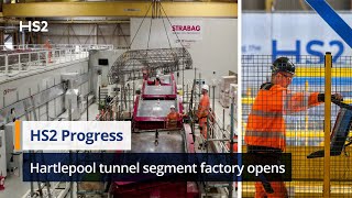 Production of HS2's Northolt Tunnel segments begins at new Hartlepool facility