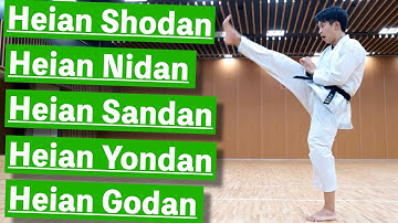 (VOLLEDIGE TUTORIAL) Heian Shodan, Nidan, Sandan, Yondan en Godan