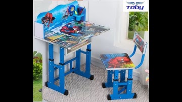 TOBY  kids study table and chair assemble