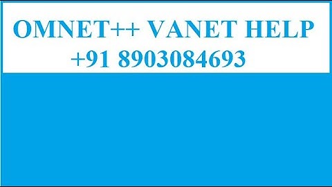 +91 8903084693(call/whatsapp) Omnet++ Veins sumo vanet projects | Omnet++ Vanet project guidance