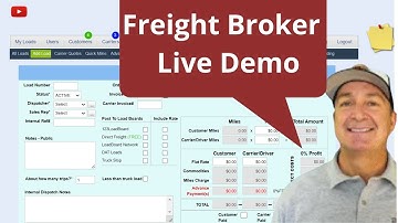 Freight Broker TMS Software Demo with Quikker Than You Think LLC