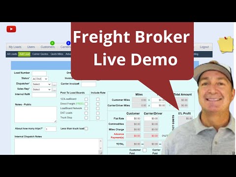 Freight Broker TMS Software Demo with Quikker Than You Think LLC