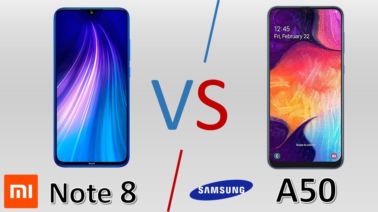 Samsung A50 Redmi Note 8