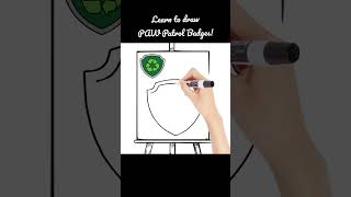 #shorts! Learn to draw PAW Patrol Badges! Detailed Video in our channel!