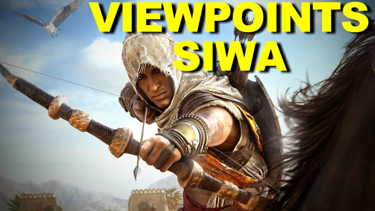 AC Origins - All Siwa Viewpoint Locations Guide ✔