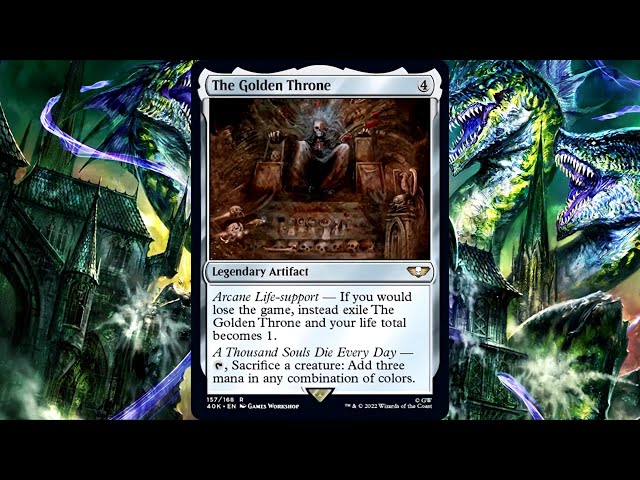 the golden throne mtg card TR&CI 52: Preventing A Game Loss (Featuring The Golden Throne) - What It  Actually Saves You From?